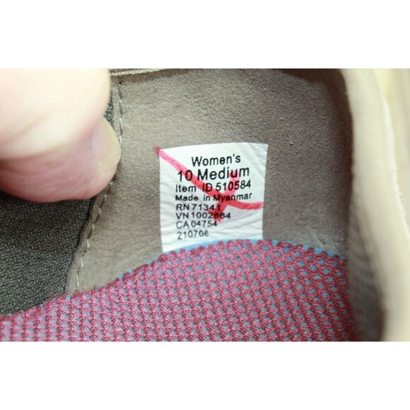 LL Bean Women's Back Cove Stretch Slip Ons Nubuck Loden Size 10 M - Picture 7 of 9